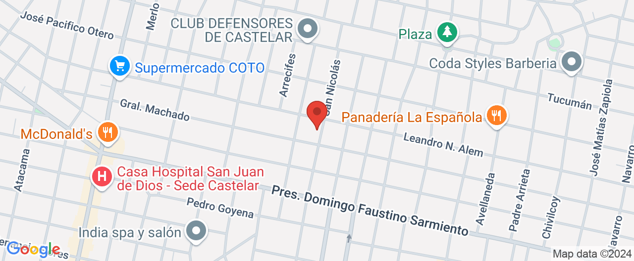 Mapa de la ubicación