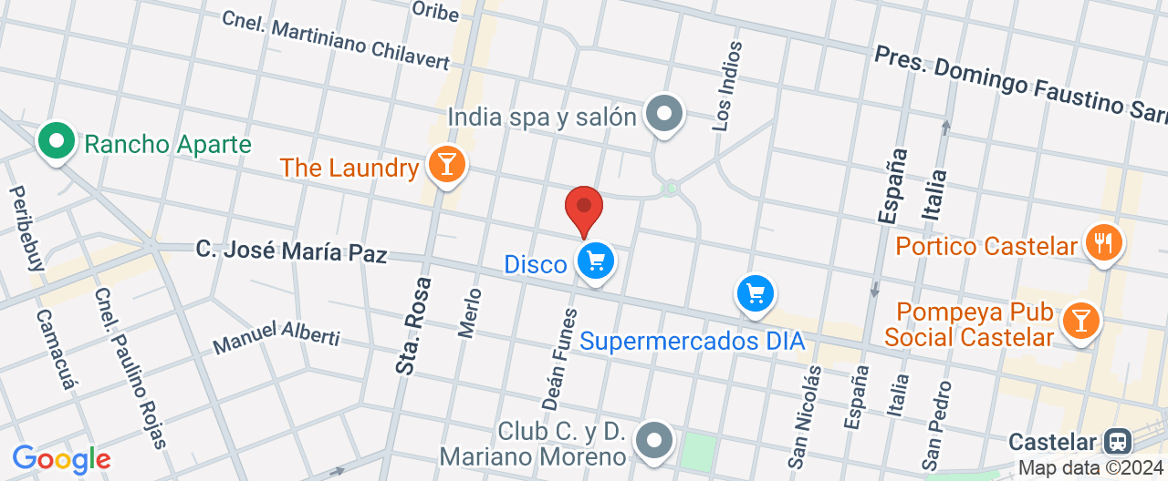 Mapa de la ubicación