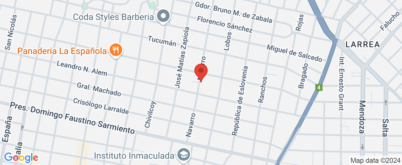 Mapa de la ubicación