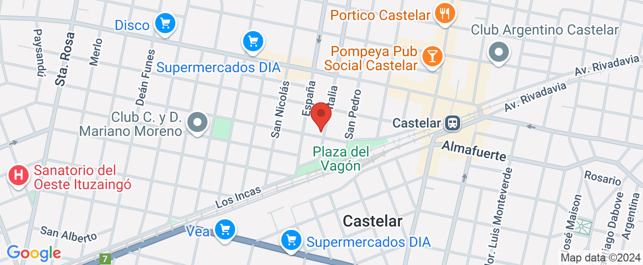 Mapa de la ubicación