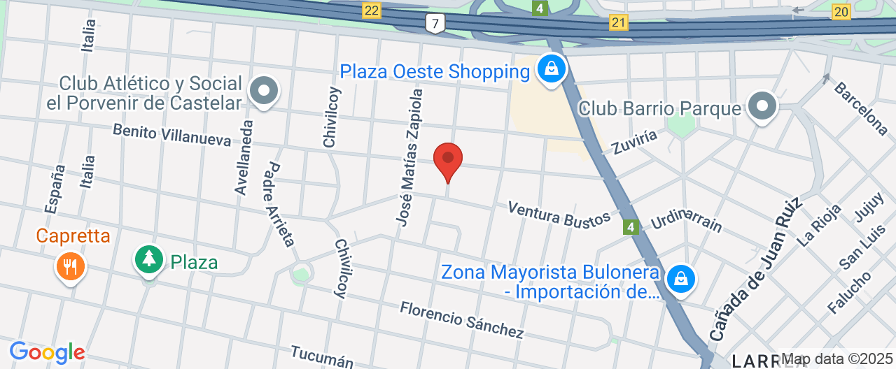 Mapa de la ubicación