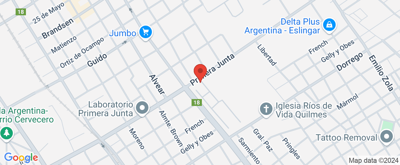 Mapa de la ubicación