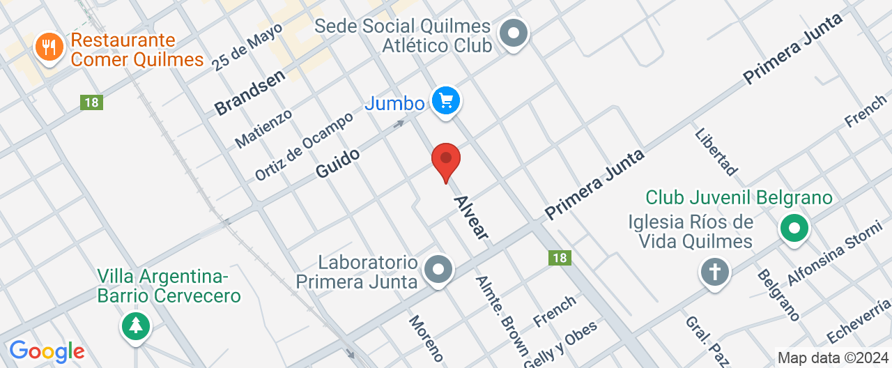 Mapa de la ubicación