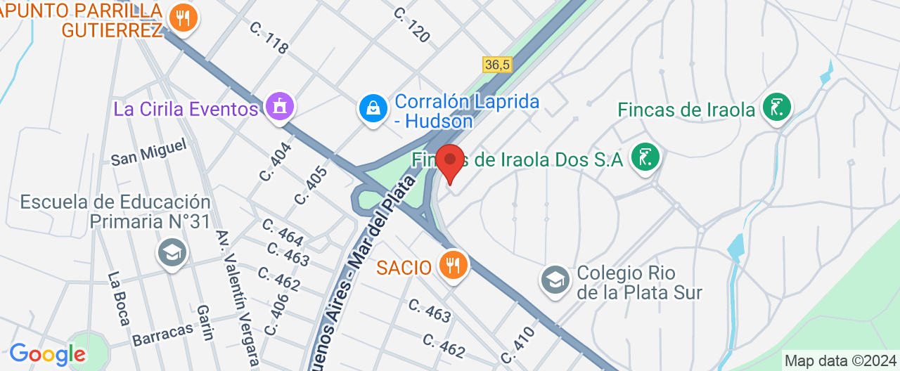Mapa de la ubicación