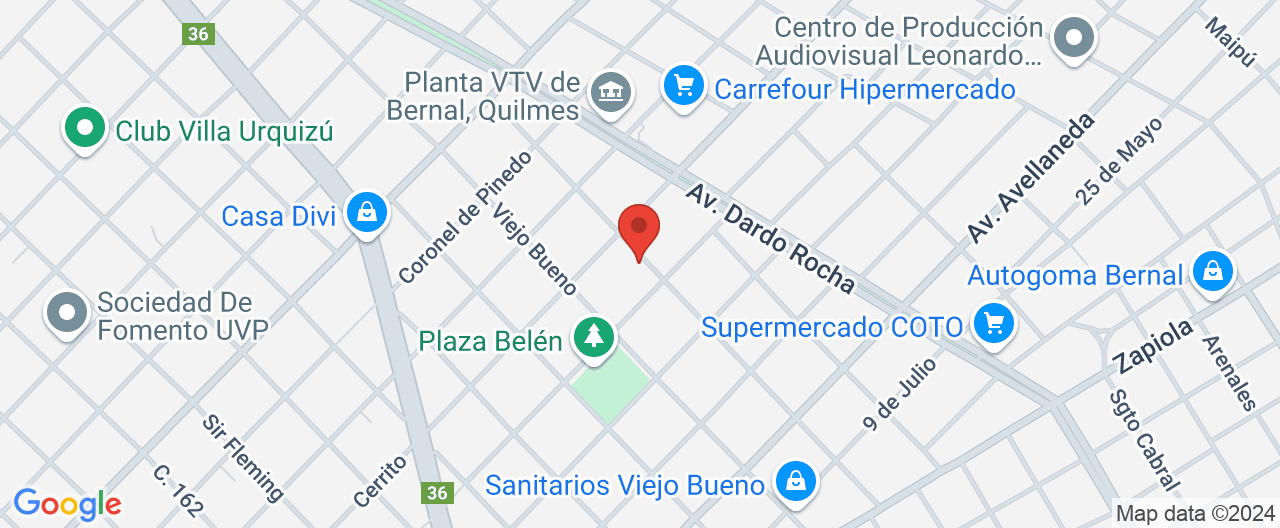 Mapa de la ubicación