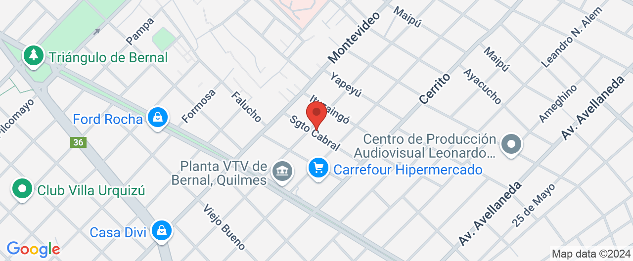 Mapa de la ubicación