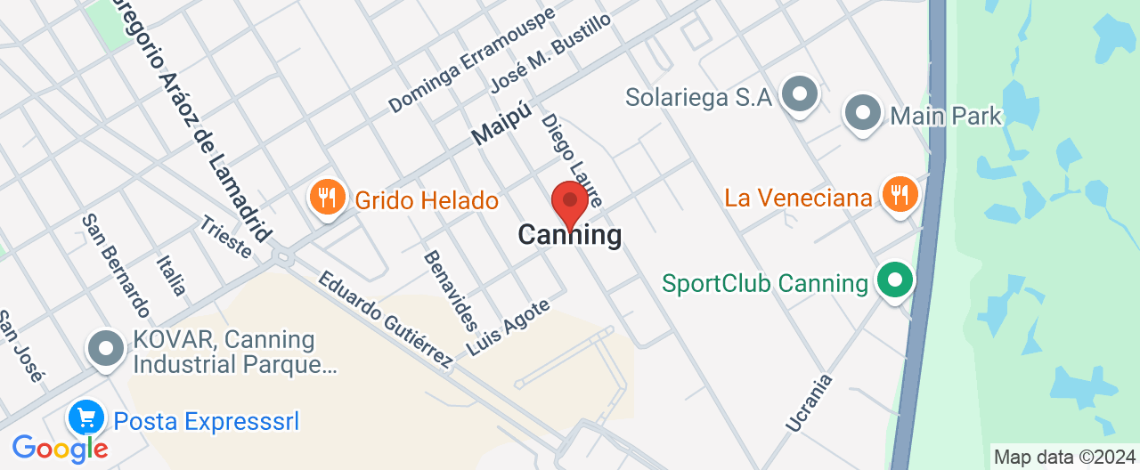 Mapa de la ubicación