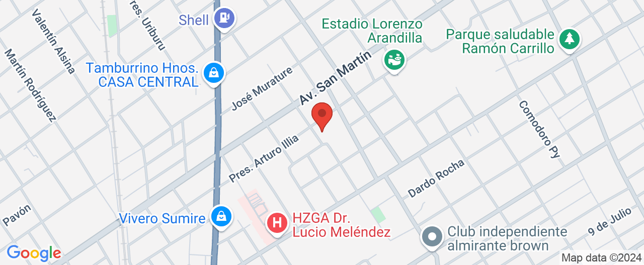 Mapa de la ubicación