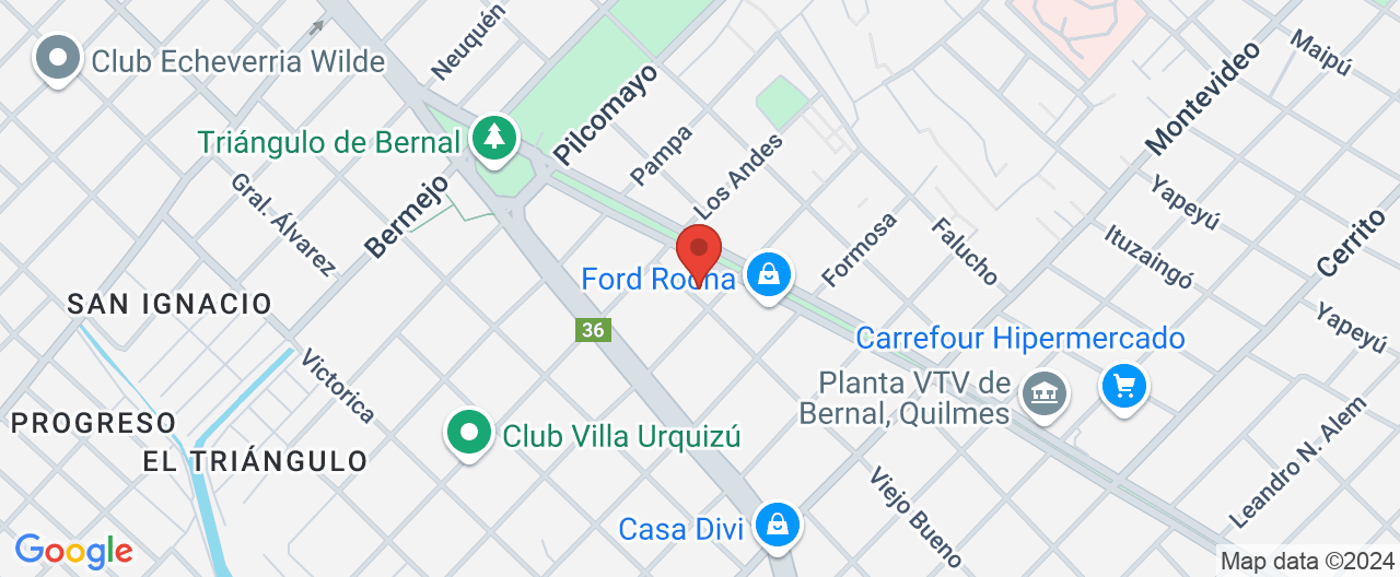 Mapa de la ubicación