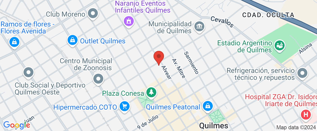 Mapa de la ubicación