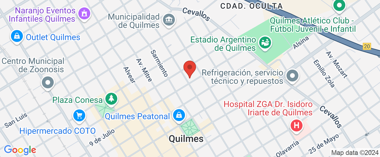Mapa de la ubicación
