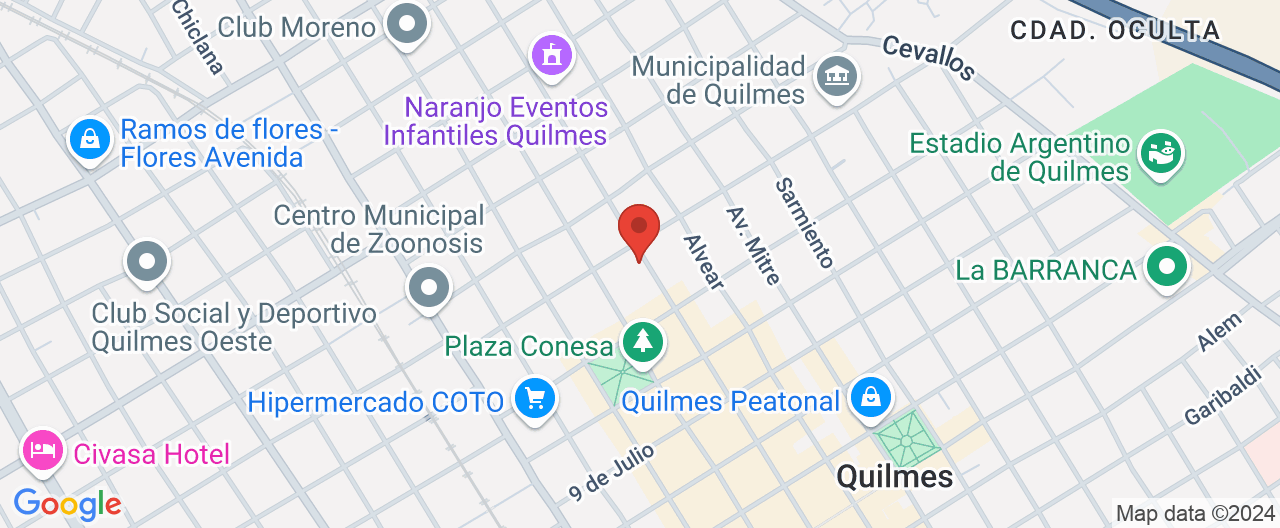 Mapa de la ubicación