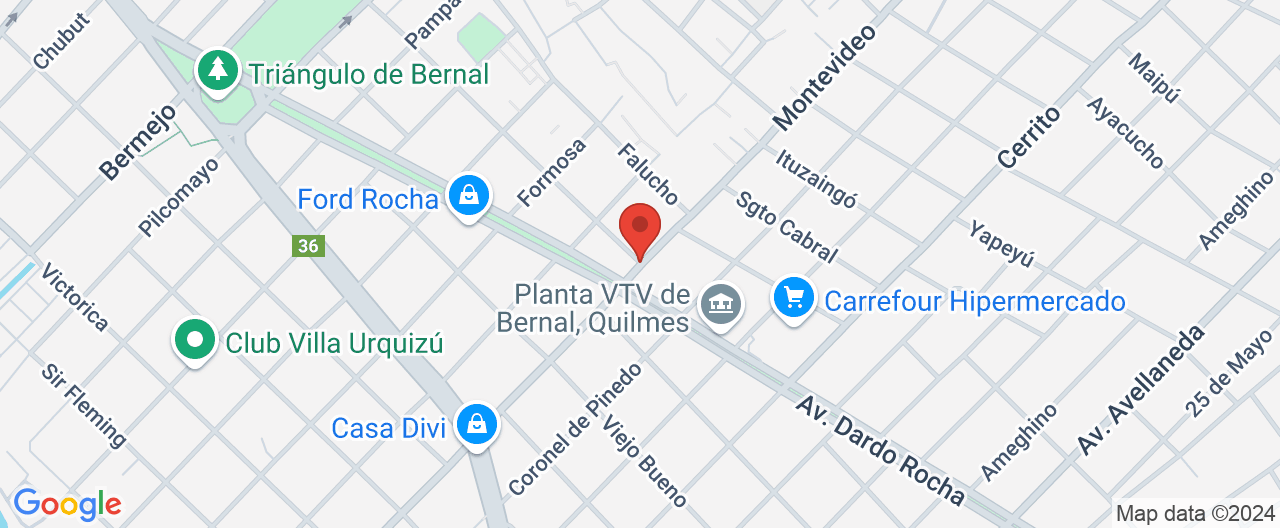 Mapa de la ubicación