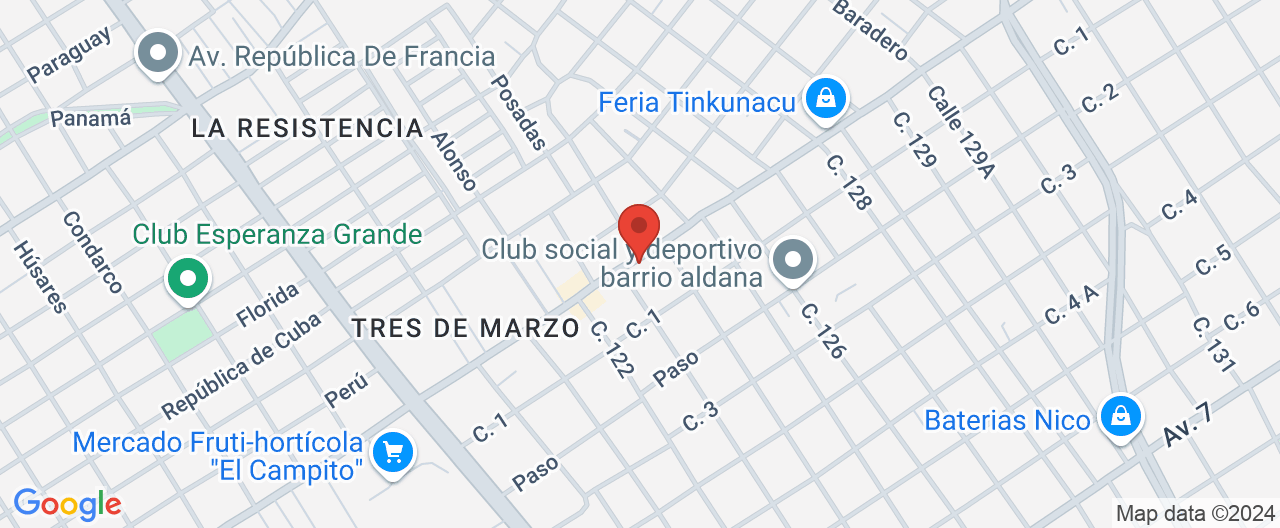 Mapa de la ubicación