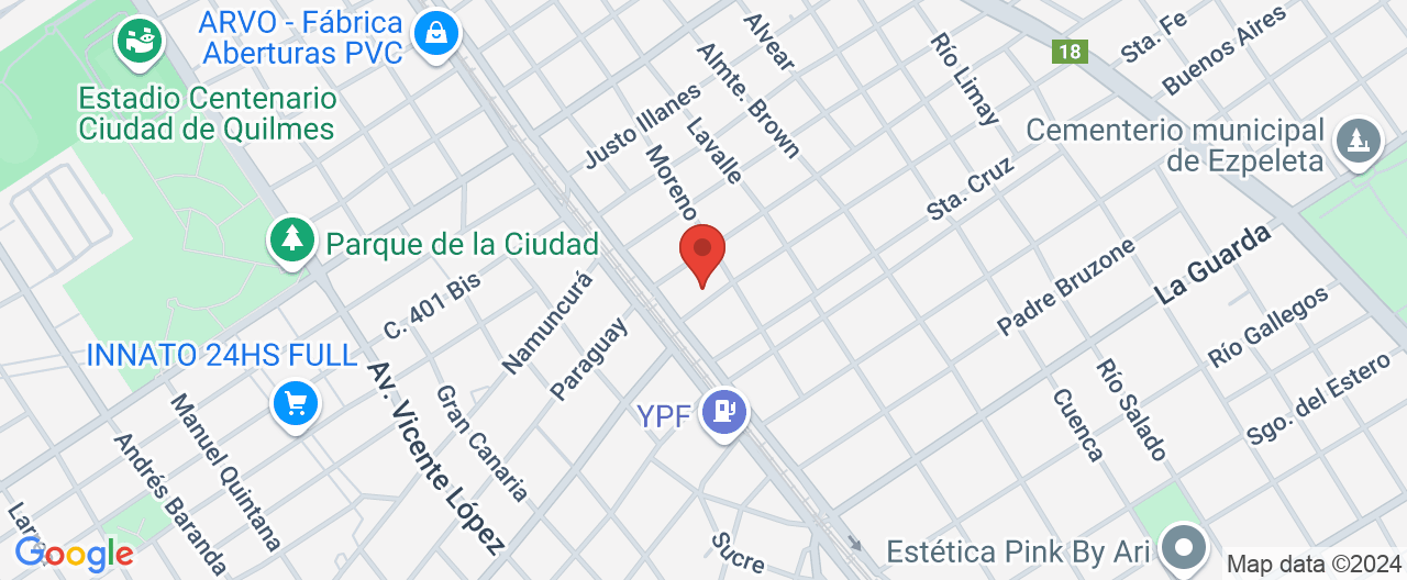 Mapa de la ubicación