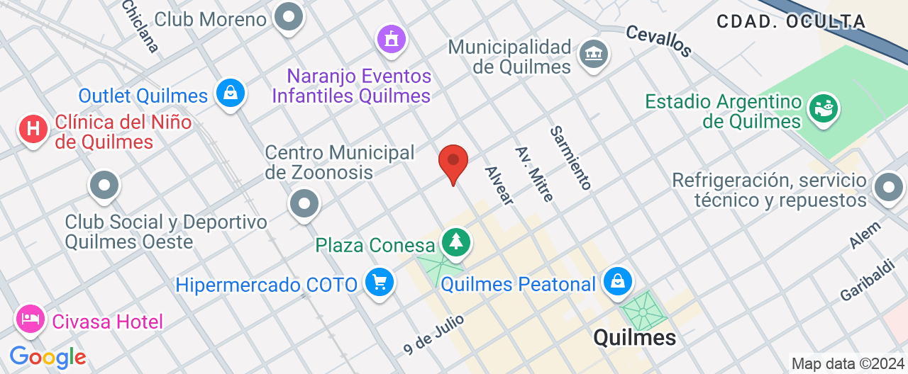 Mapa de la ubicación