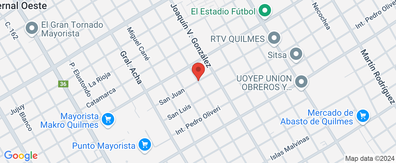 Mapa de la ubicación
