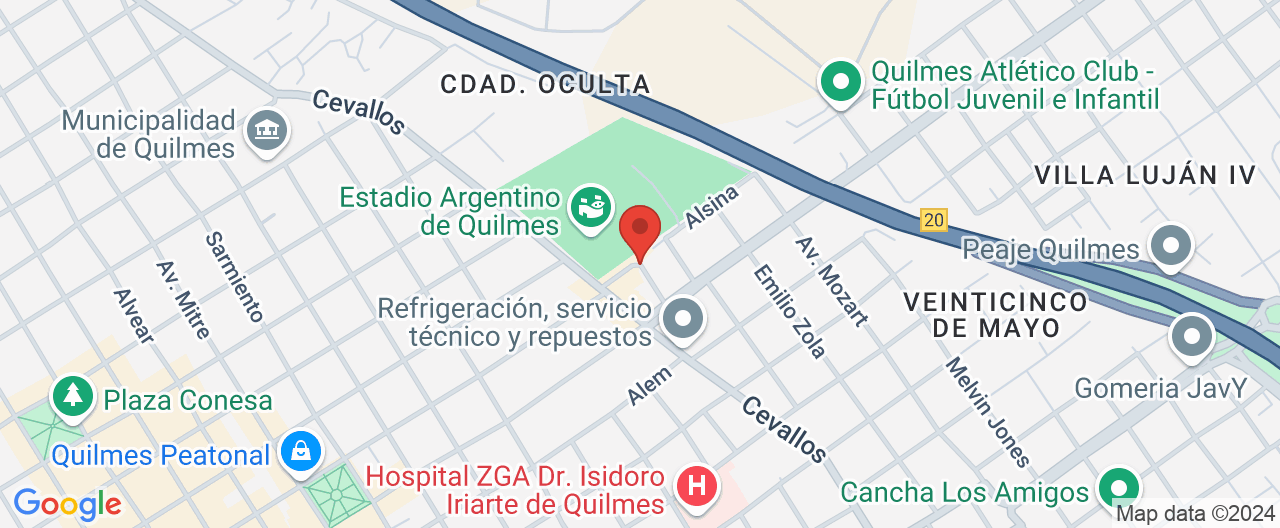 Mapa de la ubicación