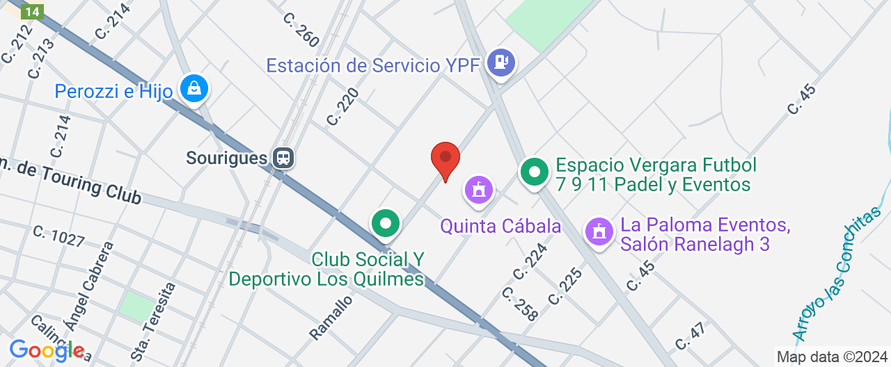 Mapa de la ubicación