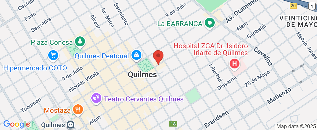 Mapa de la ubicación