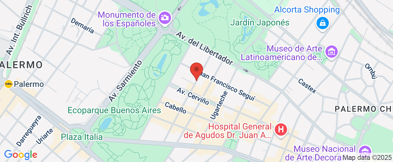 Mapa de la ubicación