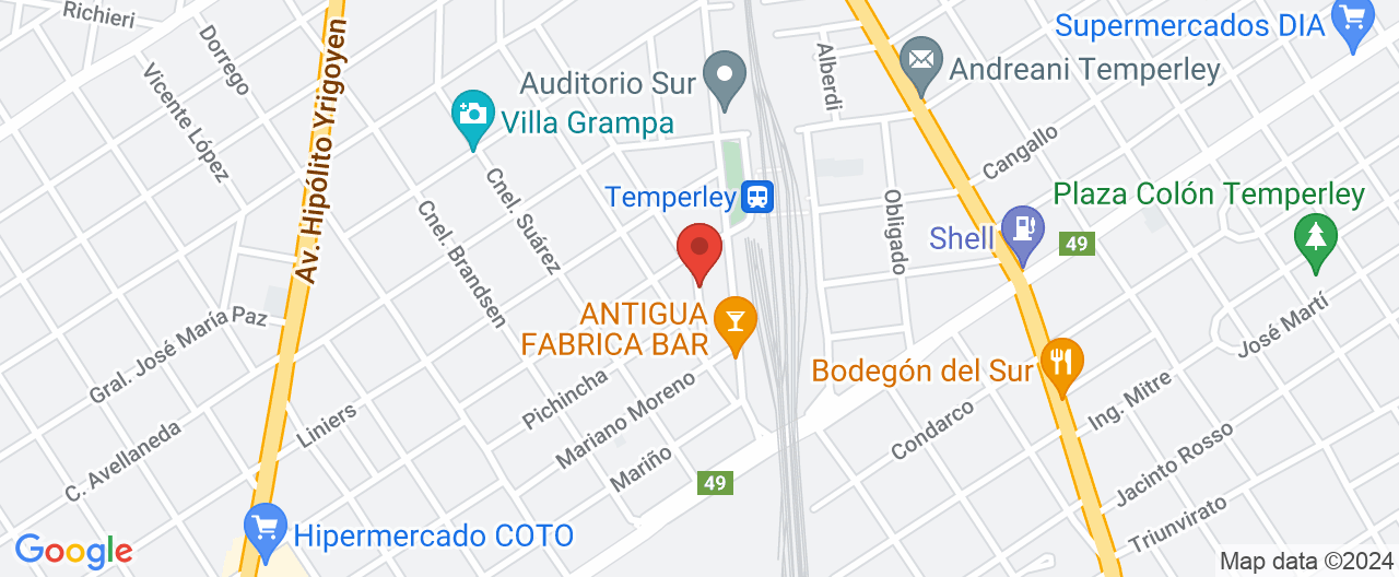Mapa de la ubicación