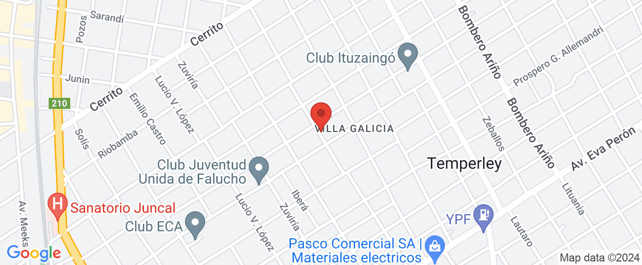 Mapa de la ubicación