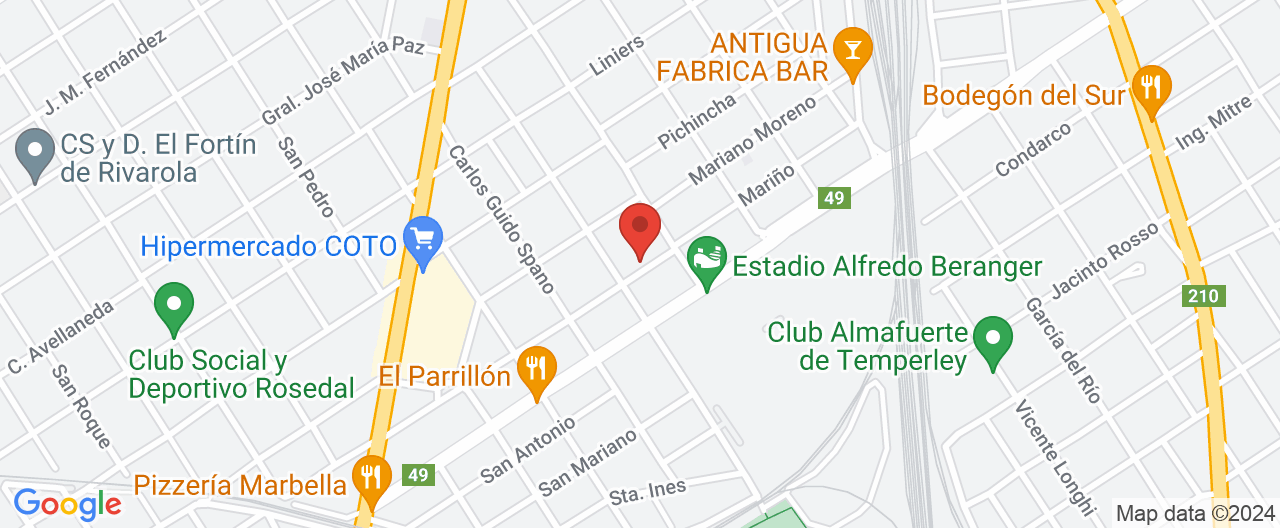 Mapa de la ubicación