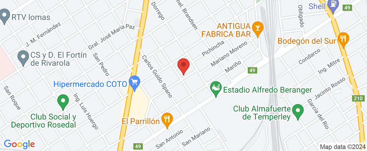 Mapa de la ubicación