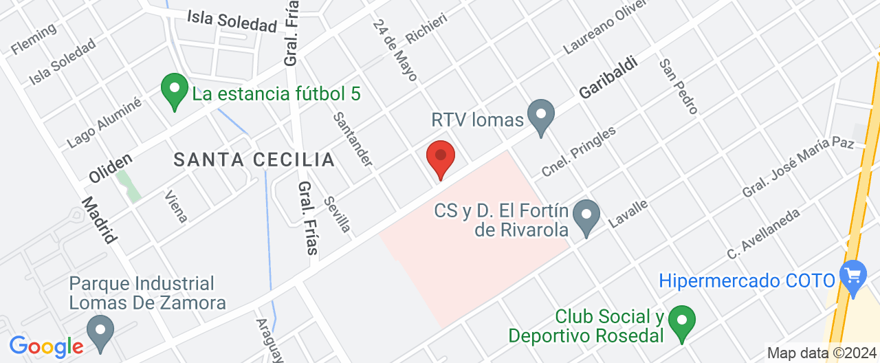 Mapa de la ubicación