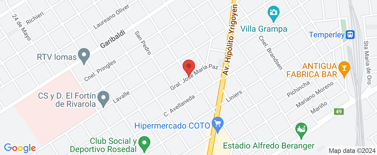 Mapa de la ubicación