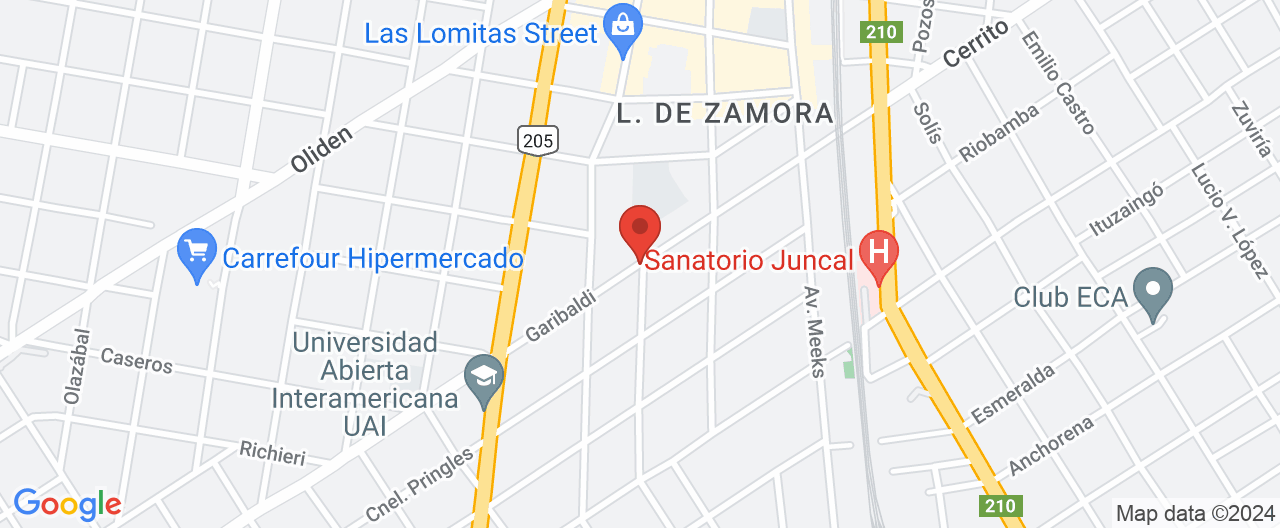 Mapa de la ubicación