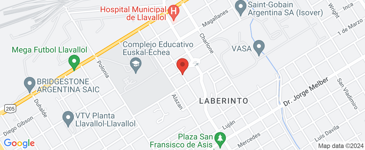 Mapa de la ubicación
