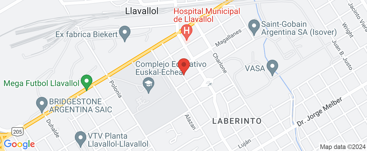 Mapa de la ubicación