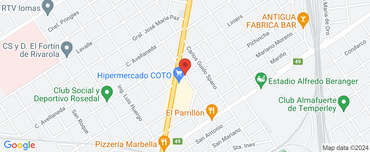 Mapa de la ubicación