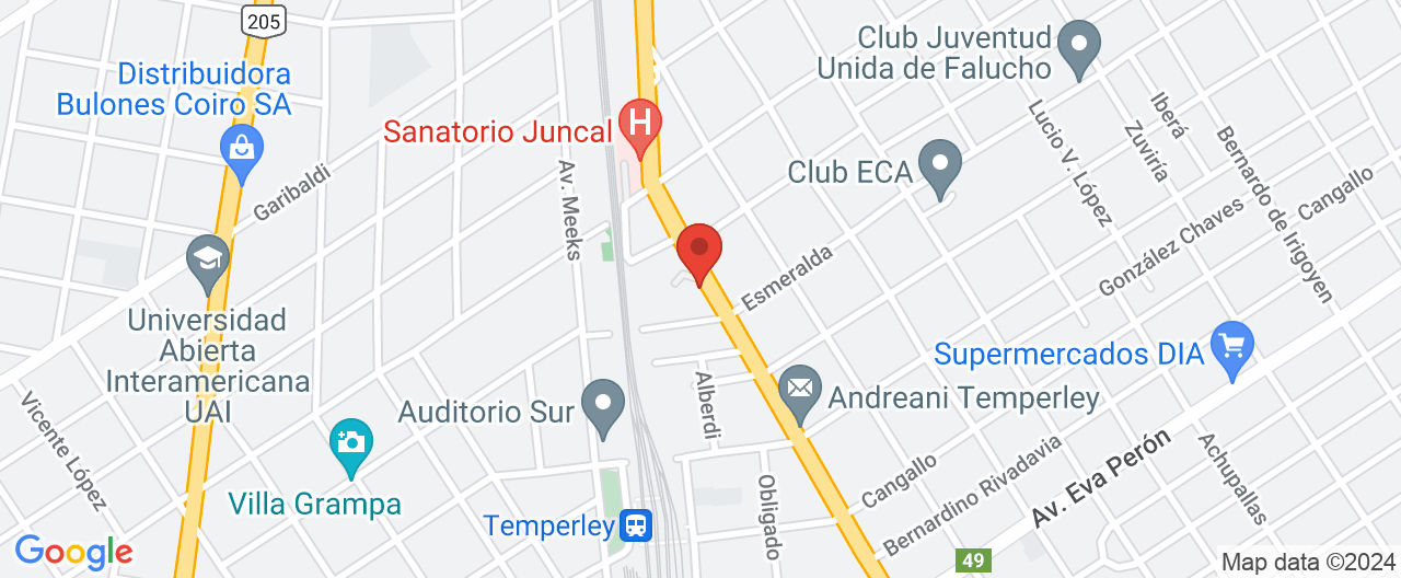 Mapa de la ubicación