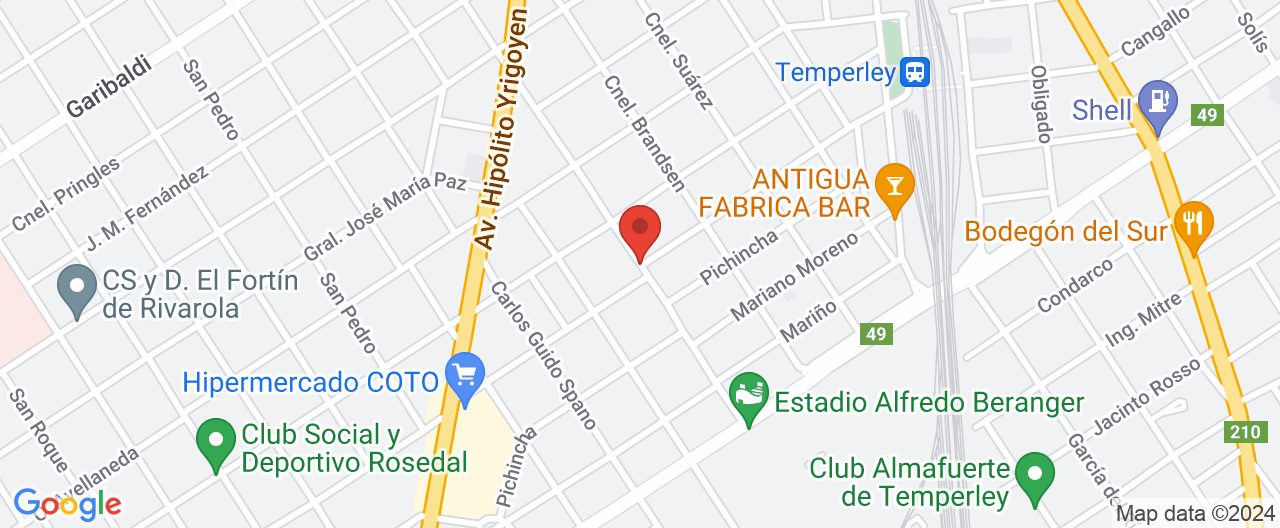Mapa de la ubicación