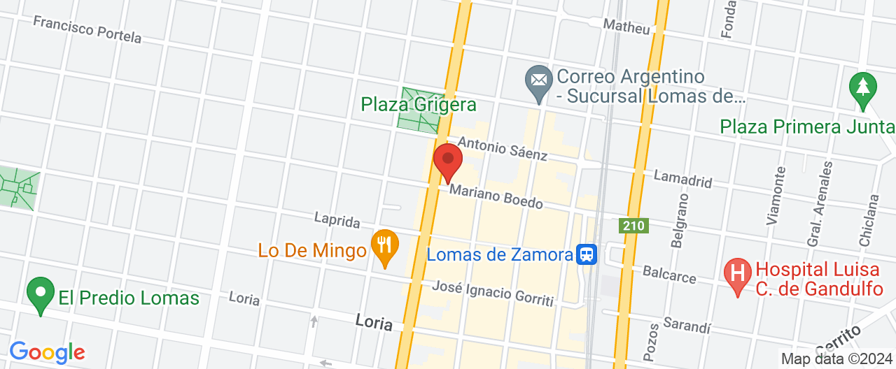 Mapa de la ubicación
