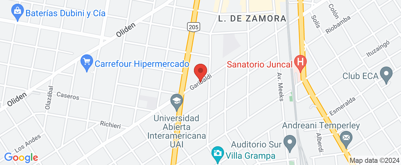 Mapa de la ubicación