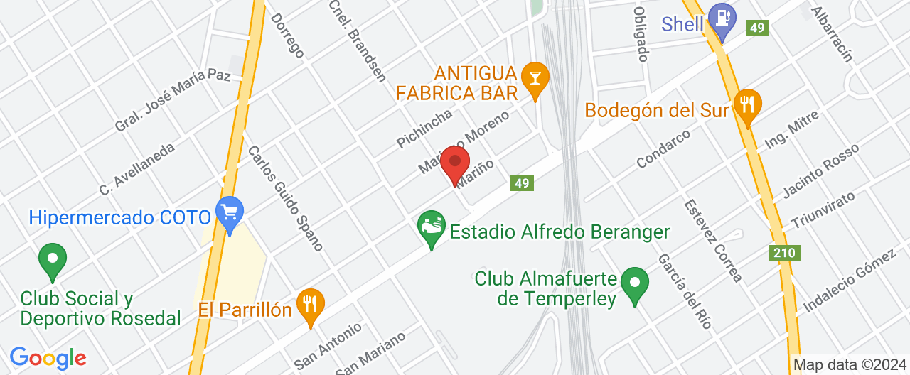 Mapa de la ubicación