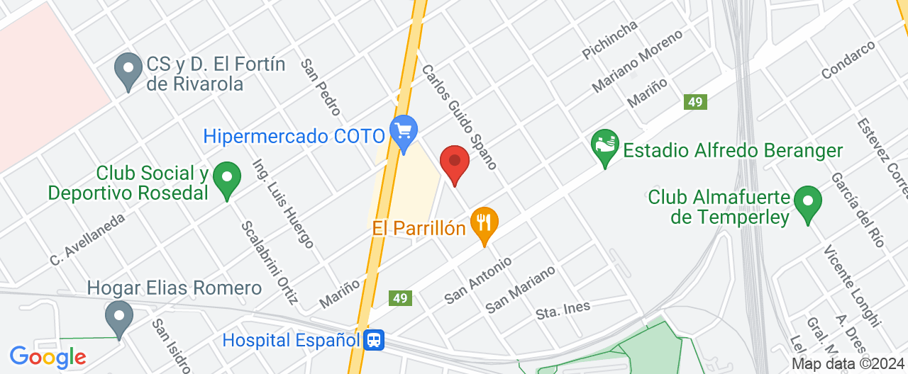 Mapa de la ubicación