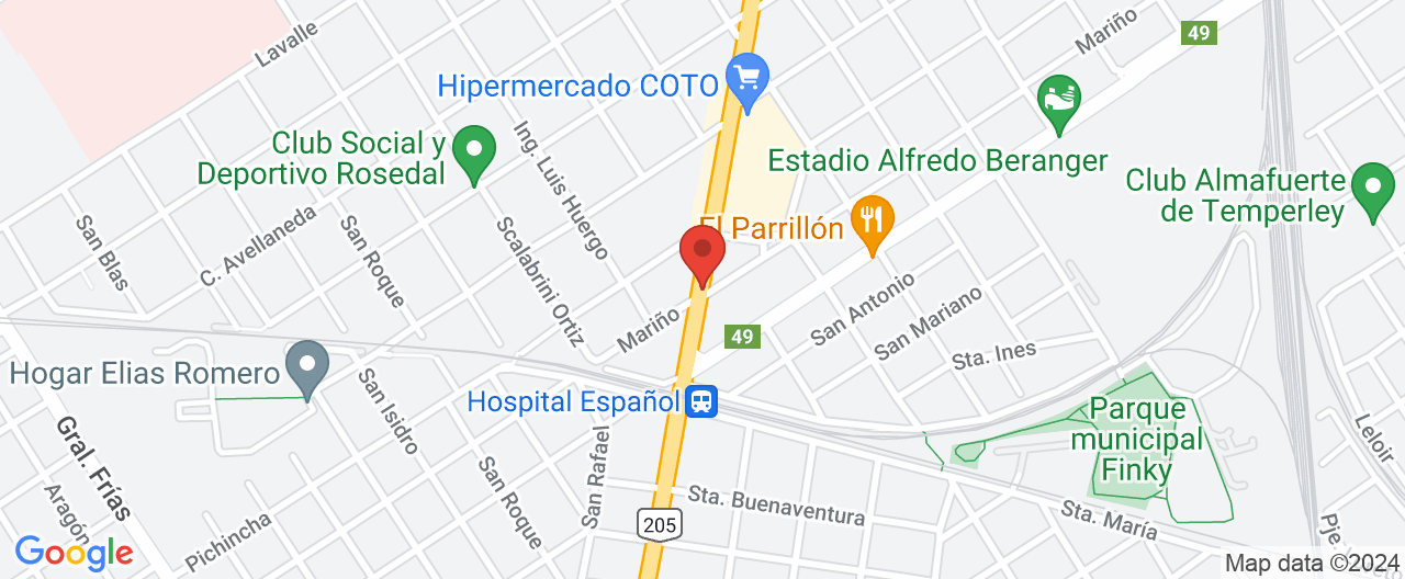 Mapa de la ubicación