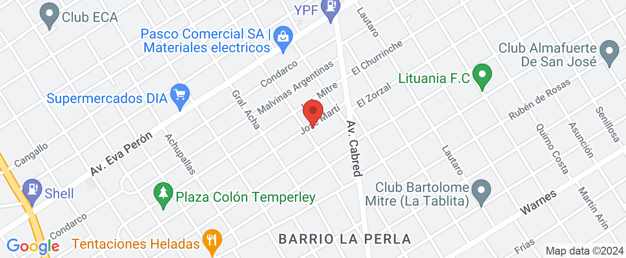 Mapa de la ubicación