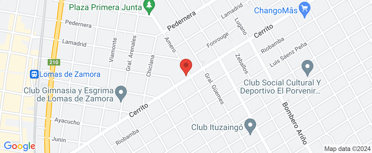 Mapa de la ubicación