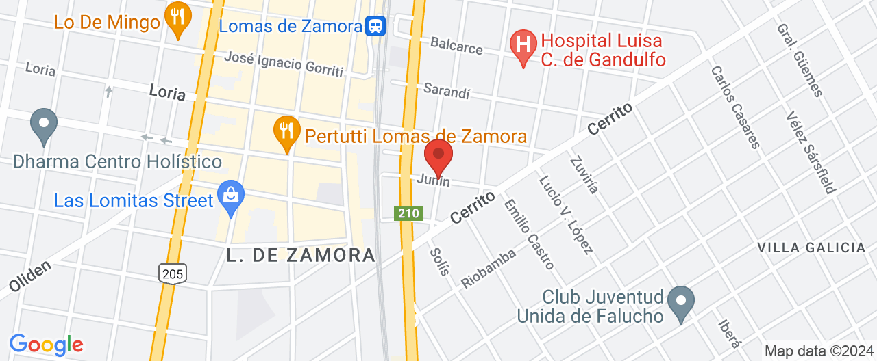 Mapa de la ubicación