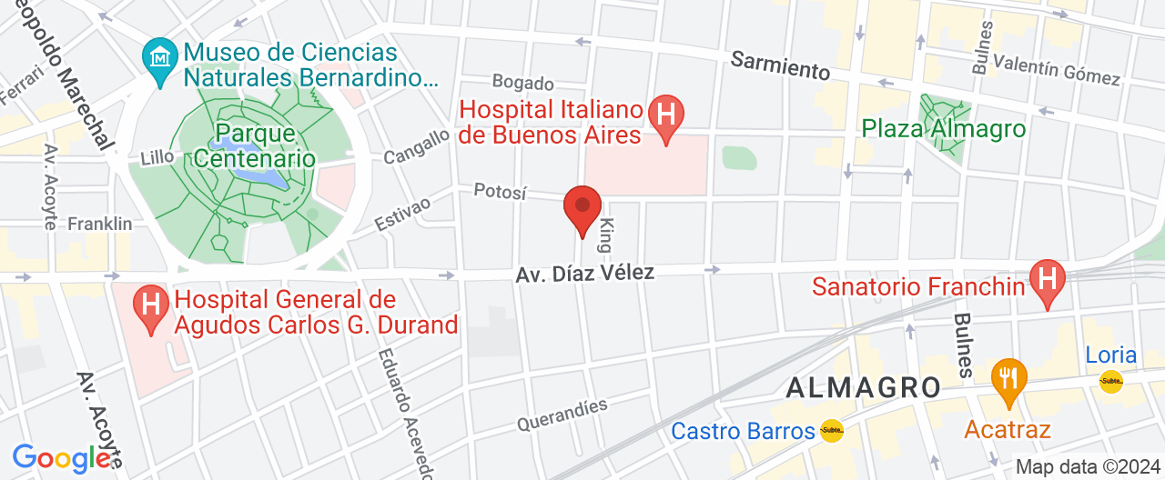 Mapa de la ubicación