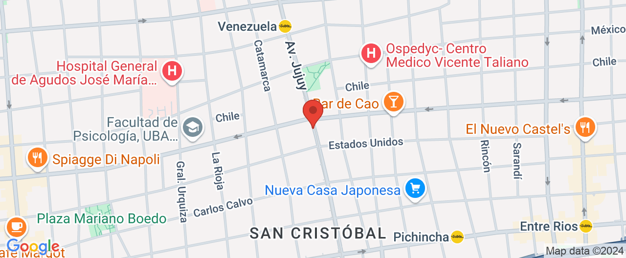 Mapa de la ubicación