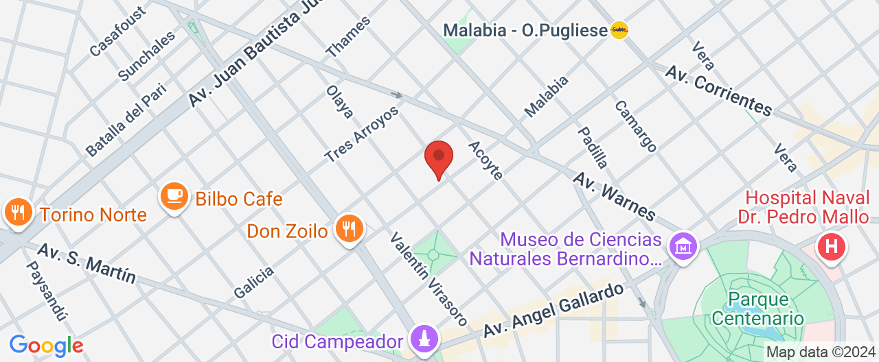 Mapa de la ubicación