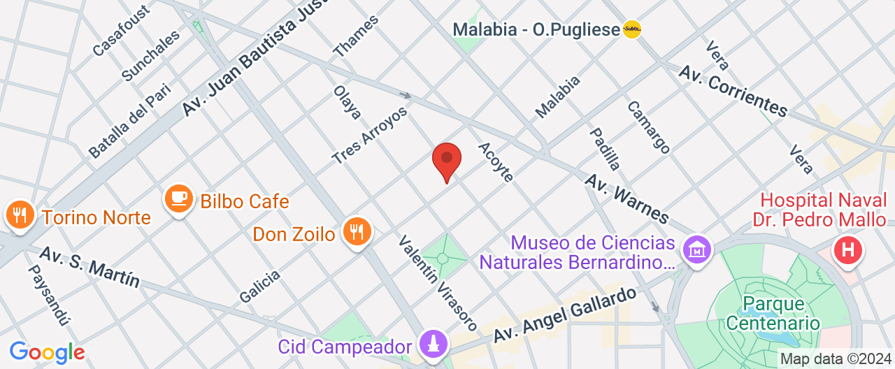 Mapa de la ubicación