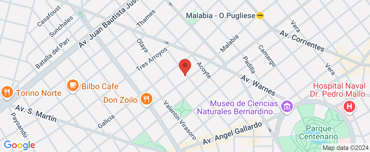 Mapa de la ubicación